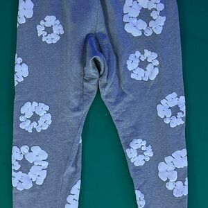 Denim Tears The Cotton Wreath Grey Sweatpants
